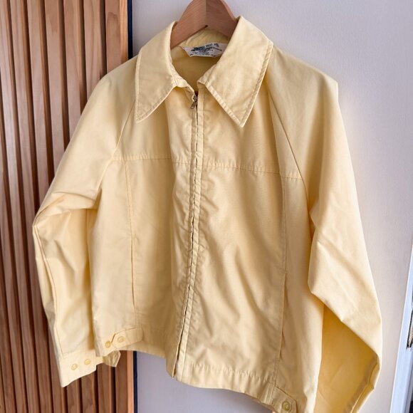 Yellow Bomber Jacket for Women - Picture 2 of 6